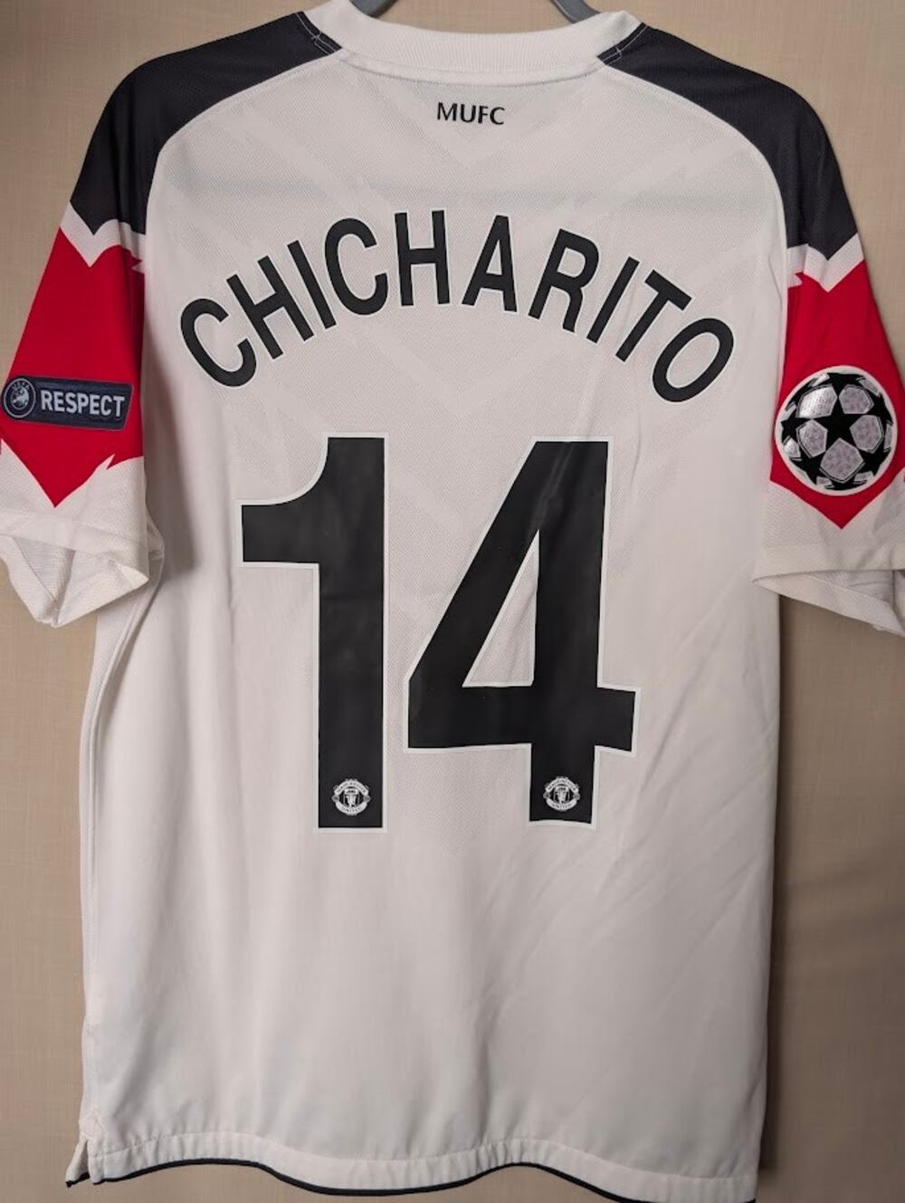 Manchester United 2010-11 Chicharito Away Jersey Mens Medium UCL